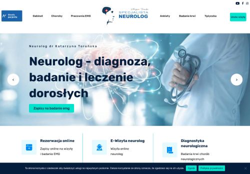 Neurolog i badanie EMG dr K. Toruńska