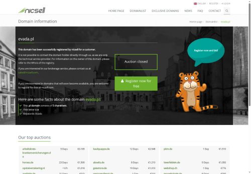 Evada strony internetowe