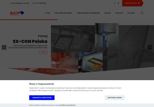 ExCon dławnice kablowe
