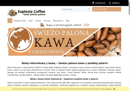 Explosia sklep internetowy z kawą