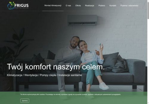 Frigus Instalcje Klimatyzacja Wentylacja Pompy ciepła