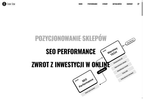 SEO dla ecommerce z Front Row Polska