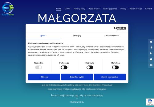 Kredyt hipoteczny dla Ciebie, Expert finansowy