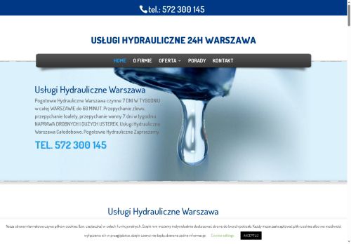 Hydraulik 24h Warszawa szybka pomoc awaryjna