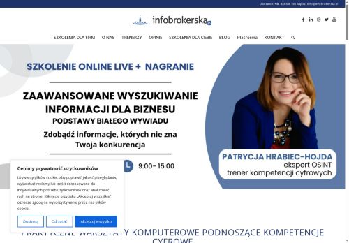 Infobrokerskapl szkolenia OSINT