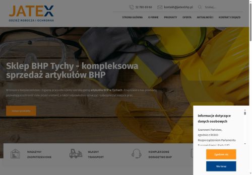 Artykuły BHP w Tychach