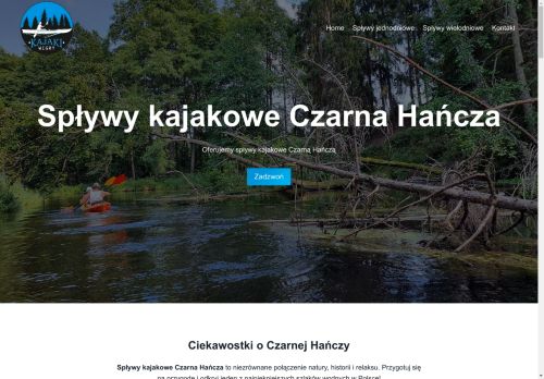 Spływy kajakowe Czarna Hańcza