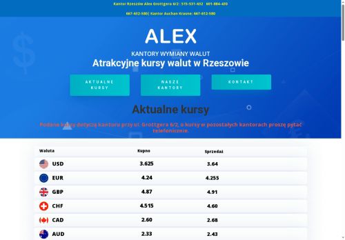 Kantor Rzeszów Alex