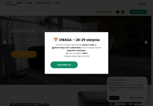 Studio fotograficzne KARIROOM Gdańsk Warszawa
