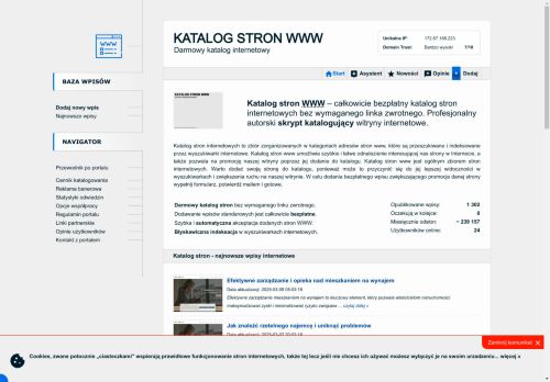 Katalog internetowych stron WWW