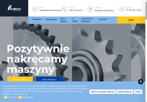 Koła łańcuchowe zębate Polmech