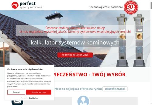 Sklep z ceramicznymi systemami kominowymi