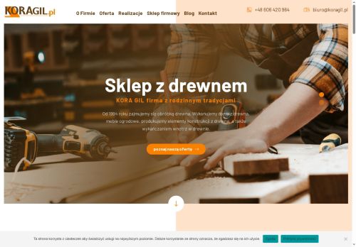 Sklep z drewnem KoraGil: drewno konstrukcyjne