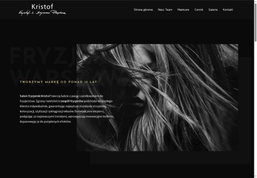 Fryzjer Warszawa Salon fryzjerski Kristof