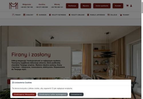 Małgorzata zasłony firany