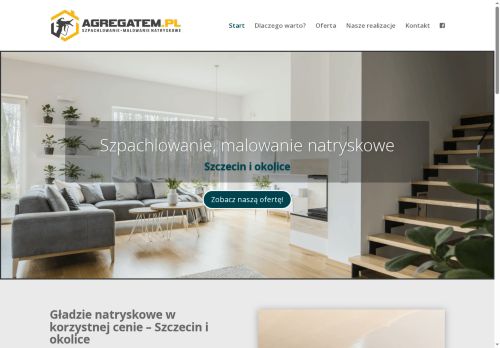Remonty Warszawa, malowanie natryskowe, gładzie agregatem,