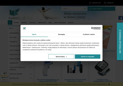 Sklep medyczny MegaMedic: sprzęt rehabilitacyjny i ortopedyczny