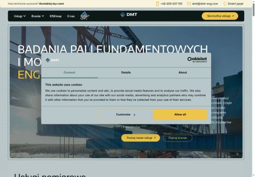 Badania nośności pali Metris Sp. z o.o