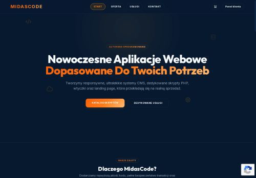 MidasCode nowoczesne aplikacje webowe