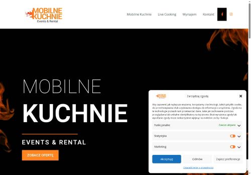Mobilne kuchnie - nowoczesny sprzęt gastronomiczny na wynajem