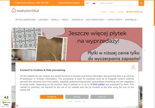 SKlep internetowy Modny Dom 24