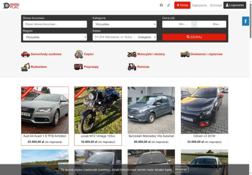 Lider darmowych ogłoszeń moto