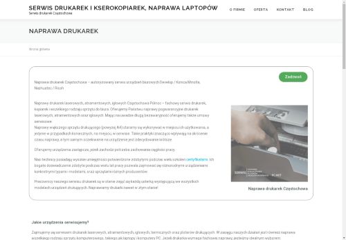 Serwis drukarek laserowych - Częstochowa