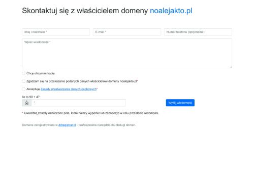 Noalejakto.pl