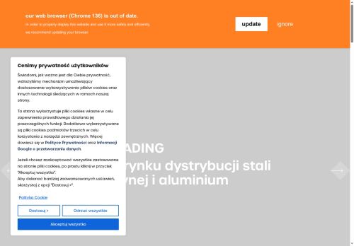 Stal kwasoodporna i wiele innych materiałów ze stali nierdzewnej.