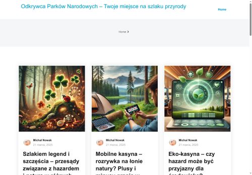 Gra Odkrywca Parków Narodowych