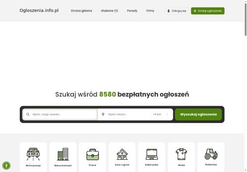 Portal z ogłoszeniami z całej polski 