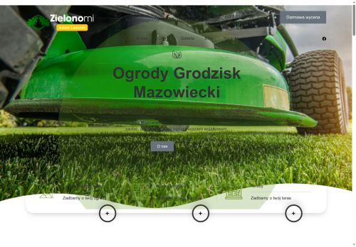 Zielono Mi Grodzisk Mazowiecki zakładanie ogrodów