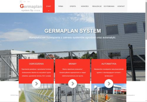 Germaplan system - ogrodzenia systemowe