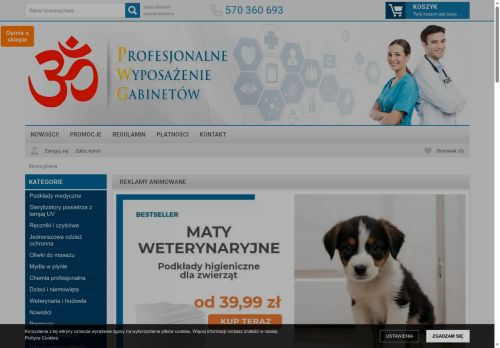 Podkłady higieniczne dla psów: OM sklep