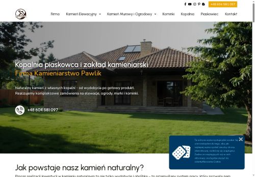 Producent kamienia dekoracyjnego ogrodowego cegła na dom ściany łupek