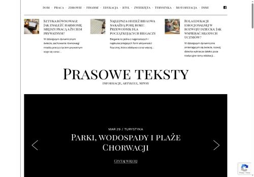 Informacje, artykuły, newsy