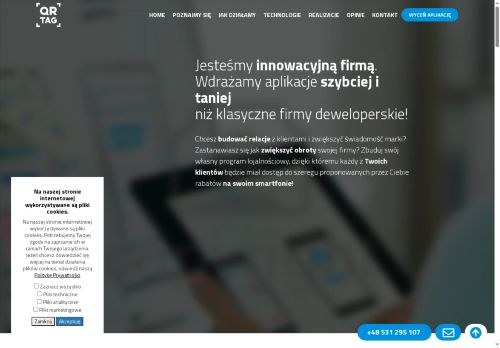 QRtag - projektowanie aplikacji mobilnych, mobilne aplikacje lojalnośc