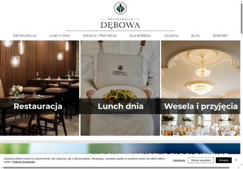 Restauracja Dębowa, przyjęcia weselne Bielsko Biała