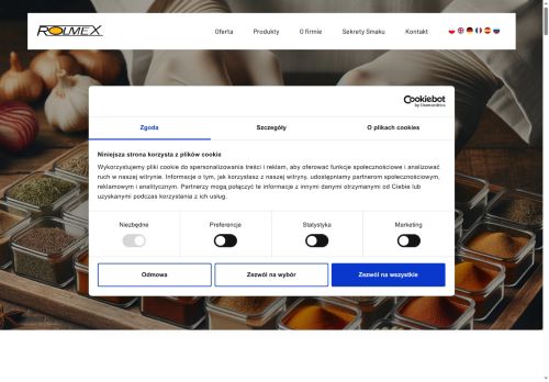 Rolmex hurtownia i producent przypraw