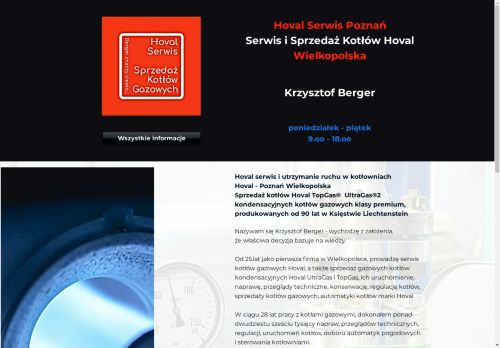 Serwis Sprzedaż Kotłów Gazowych i Autoryzowany Partner Hoval Poznań