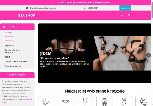 Największy internetowy sklep erotyczny Sex Shop Ego