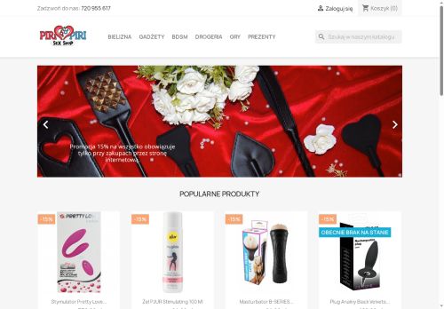 Sex Shop PiriPiri Internetowy sklep Erotyczny