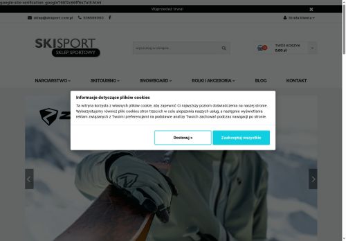 Sklep dla narciarzy i snowboardzistów