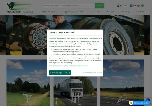 Transport Podlasie sklep z częściami