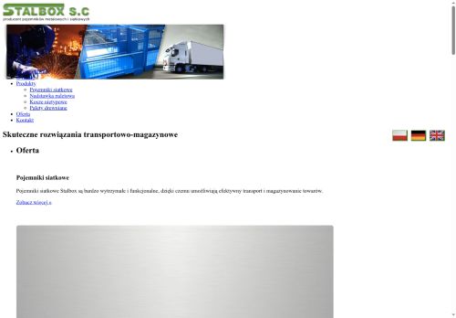 Stalbox pojemniki i kosze metalowe z certyfikatami EPAL