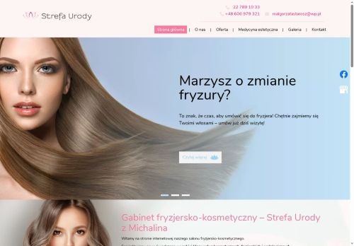 Strefa urody Salon kosmetyczny w Józefowie