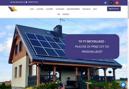 SUNFEEL Energy Fotowoltaika dla rolnictwa