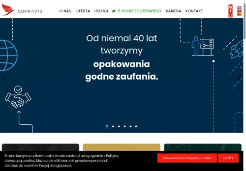 Supravis opakowania dla przemysłu