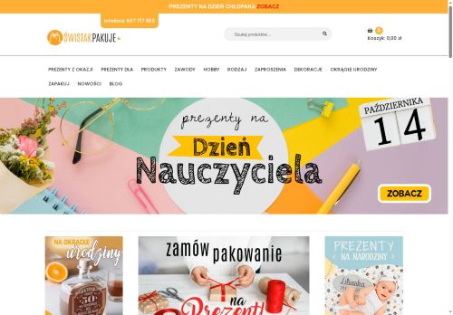 Swistak pakuje to sklep z upominkami, prezentami i gadżetami