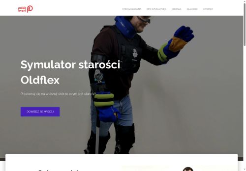 Symulator starości uzmysławia na czym polega podeszły wiek.